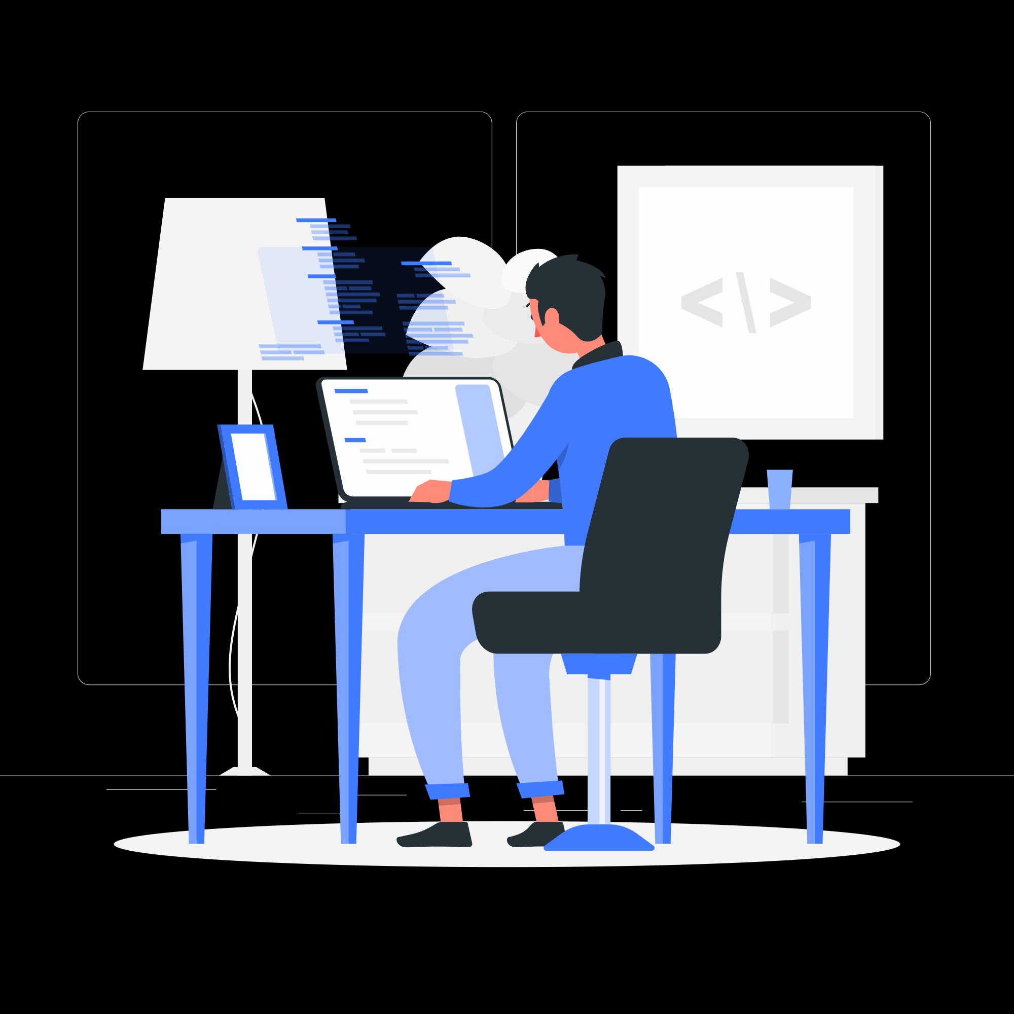 Web Developer Illustration
